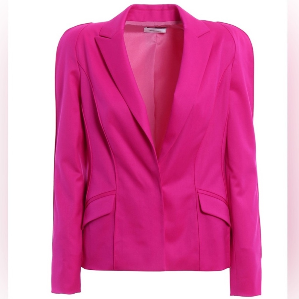 Thierry Mugler hot pink blazer sz 36